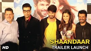 Shaandaar Trailer Launch | Full Event | Shahid, Alia, Karan Johar, Vikas Bahl