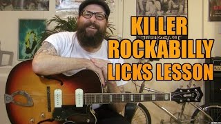 Killer Rockabilly Licks Lesson