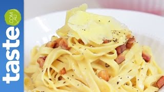 How to make fettuccine carbonara | taste.com.au