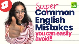 Common English Grammar Mistakes Made While Speaking & Writing English #englishforbeginners #shorts