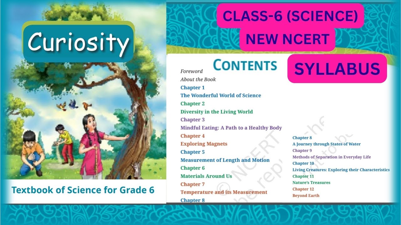 Curiosity Class 6 Science New Ncert Syllabus Kvsscience
