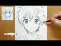 anime sketch how to draw a cute anime boy beginner friendly boy sketch