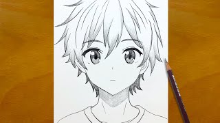 Anime Sketch | How to Draw a Cute Anime Boy | Beginner-Friendly Boy Sketch