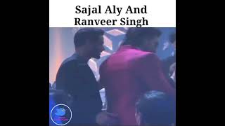 Sajal Aly with Ranveer Singh at Filmfare middle East Achievers Night| #SajalAly #ranveersingh #viral