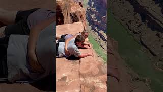 A 3000-foot drop! Don't fall! #grandcanyon #dontfall