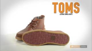 TOMS Leather Chukka Boots (For Men)