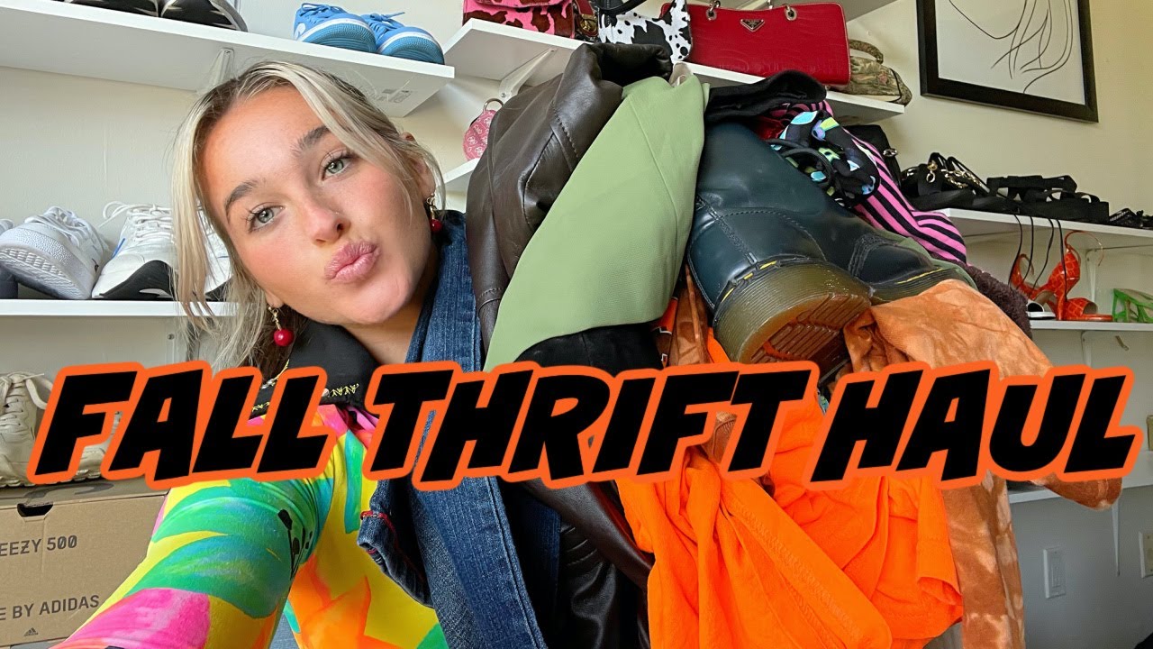 Fall Try On Thrift Haul Youtube