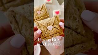 Lunchbox Love Notes ❤️ Cute Sandwich idea! “#lunchboxlovenotes#lunchboxidea#easysnacks #foodart
