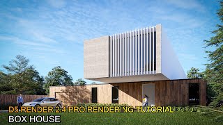 D5 RENDER 2.4 PRO  RENDERING TUTORIAL #1 BOX HOUSE