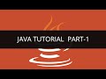 Java Tutorial - 1 | Edureka