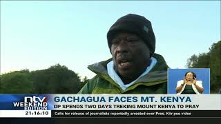 Gachagua faces Mt. Kenya: Rigathi prays for President Ruto and Kenya