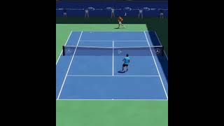 A TRICKSHOT from Dominic Thiem vs Pablo Carreño Busta at US Open 2022 Tennis PS4 Gameplay