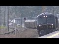 鹿児島本線df200 77系「ななつ星in九州」 東郷駅通過 jr kagoshima line