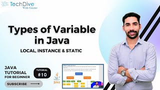 Types of variable in Java (Hindi) | local, instance & static variable with example | Tutorial 10