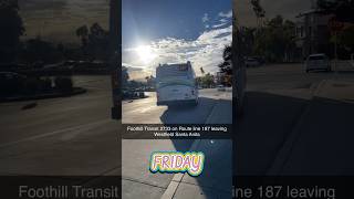 Video Shot of Foothill Transit 2733 on Route line 187 at Westfield Santa Anita