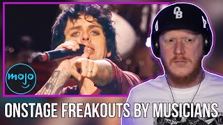 Top 10 Onstage Freakouts By Musicians REACTION | OFFICE BLOKE DAVE