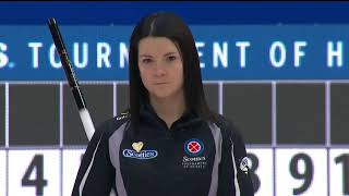 2018 Scotties Tournament of Hearts - Einarson (WC) vs. Arsenault (NS)  - Draw4