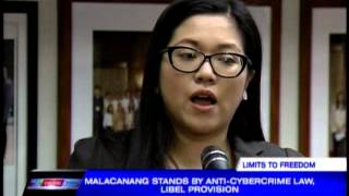 Palace defends cybercrime law