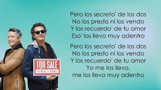 Carlos Vives, Alejandro Sanz - For Sale (Letra/Lyrics)