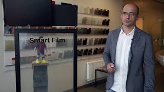 Reguliuojama protingo stiklo plėvelė „Smart film“