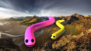 Slither.io in Real Life. Collection