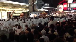 祇園祭 神幸祭御旅所前にて2013.7.17