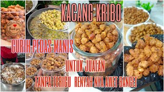 kacang kribo pedas gurih manis no terigu..trik jitu renyah awet untuk jualan dijamin tidak melempem