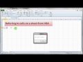Referring to Cells From VBA