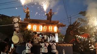 2024　南関祇園　大蛇山　南関祇園祭　花火