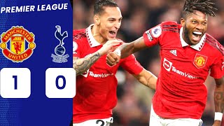 Fred goal vs Tottenham | Manchester United 1-0 Tottenham | Premier League