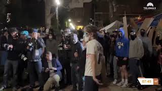 Enfrentamientos y disturbios en la UCLA por protestas pro palestinos
