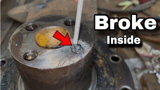 right way to remove broken bolt #welder