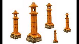 Mark Rose - How to Turn a Lighthouse; Introduction to spindle turning and tool sharpening