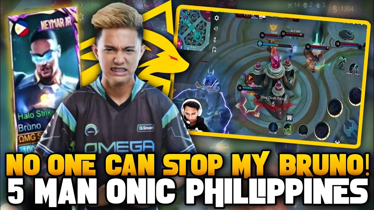 No One Can Stop My Bruno But This Is What Happened 5man Onic Ph Youtube