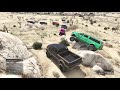 【gta5オフロード】フレンドさんとクロカン！【4x4】 セノーラロッククローリング