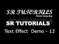 Text Shadow Effect | Demo - 12 | Css | SR Tutorials