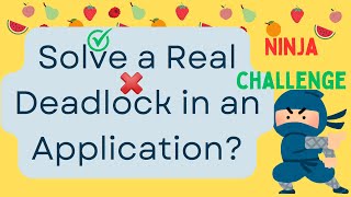 Solve a Real Deadlock in an Application | Complete Code Explanation and Execution #Java #Deadlock