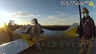 Lancair 235 makes landing on street