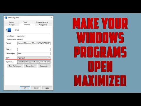 How to Always Open Emails in Maximized Windows