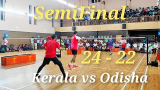 Olympian DIJU & SREEJITH vs AYUSH PATNAYAK & ABINASH Men Doubles Kerala vs Odisha APT 2022 SemiFinal