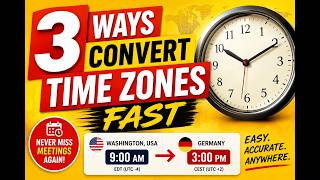 How to Convert Time Zones Easily for Remote Work & Meetings.
