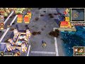 C&C Red Alert 3 Uprising V4 Rocket Launcher vs Wave-Force Artillery