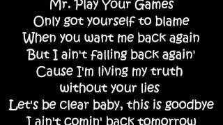 Kelly Clarkson - Mr.Know It All (Lyrics)