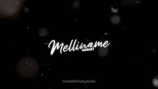 Melliname | Tamil WhatsApp Status |Tamil Cover Songs |Vijay |Love Song |Mrbaby Studio | Thalapathi