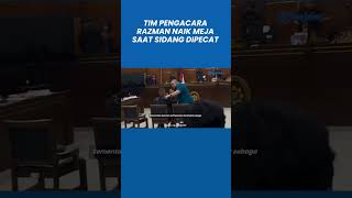 Imbas Naik Meja Saat Sidang, Tim Pengacara Razman Firdaus Oiwobo Dipecat Kongres Advokat Indonesia