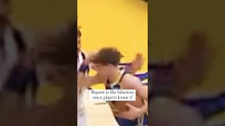 This player melts down if you touch his hair! #shorts #nba #warriors