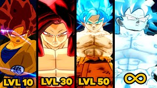 Usando 16 transformações do Goku num unico vídeo | Dragon Ball Budokai Tenkaichi 3