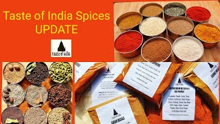 Taste of India Spices Presents ... Even Lower Prices to share the love of Indian Food!