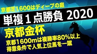 【京都金杯 2020】 京都1600は複勝率80%以上! 得意条件で人気上位馬を一蹴！ 最終予想 単複１点勝負！