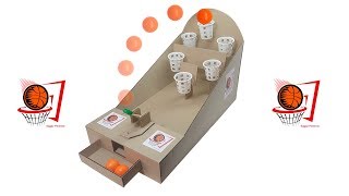 Cómo Hacer NBA Baloncesto Juego de Mesa DIY de Cartón, Basketball Board Game | Sagaz Perenne